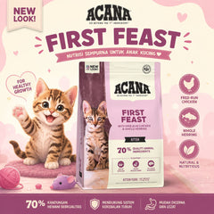ACANA Makanan Kucing Kitten First Feast 1.8kg cat dry food Tidak ada merek 