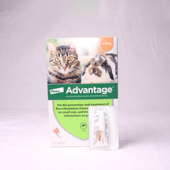 ADVANTAGE Obat Kutu Cat And Rabbits 0,4ml Weight Up To 4kg 1pcs no type Elanco 