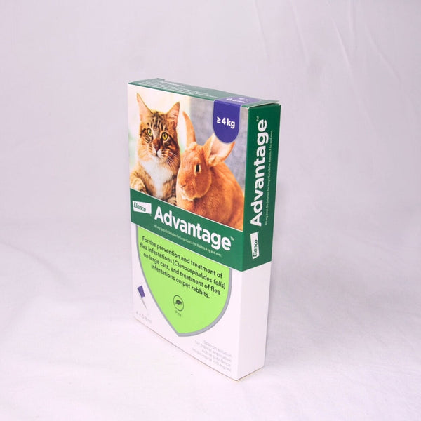 ADVANTAGE Obat Kutu Cat And Rabbits 0,8ml Weight 4kg Up 1pcs no type Elanco 