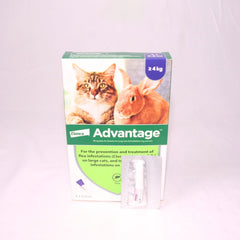 ADVANTAGE Obat Kutu Cat And Rabbits 0,8ml Weight 4kg Up 1pcs no type Elanco 