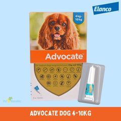 ADVOCATE Obat Kutu Anjing Parasit Medium Dog 4-10kg no type Tidak ada merek 