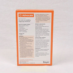 ADVOCATE Obat Kutu Kucing Spot on solution for cat up to 4kg (1pcs) no type Tidak ada merek 