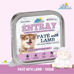ALPSNATURAL Makanan Anjing Entray Pate with Lamb 100gr Dog Food Wet Alps Natural 