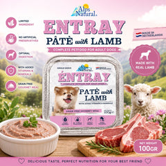 ALPSNATURAL Makanan Anjing Entray Pate with Lamb 100gr no type Tidak ada merek 