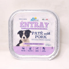 ALPSNATURAL Makanan Anjing Entray Pate with Pork 100gr Dog Food Wet Alps Natural 