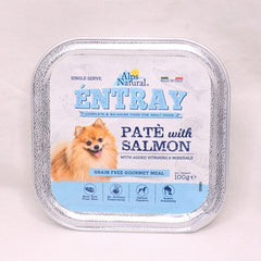 ALPSNATURAL Makanan Anjing Entray Pate with Salmon 100gr Dog Food Wet Alps Natural 