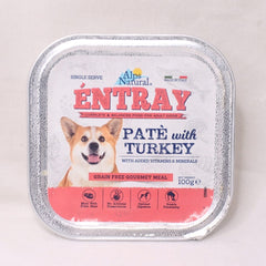 ALPSNATURAL Makanan Anjing Entray Pate with Turkey 100gr Dog Food Wet Alps Natural 