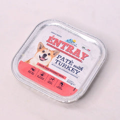 ALPSNATURAL Makanan Anjing Entray Pate with Turkey 100gr no type Tidak ada merek 