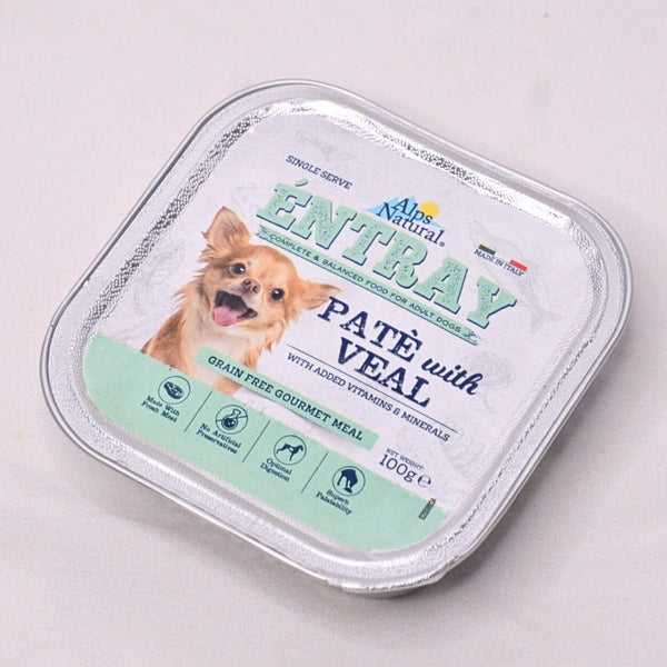 ALPSNATURAL Makanan Anjing Entray Pate with Veal 100gr no type Tidak ada merek 