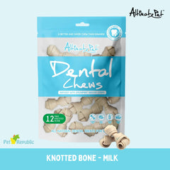 ALTIMATEPET Dental Chew Knotted Bone Milk 150g no type AltimatePet 
