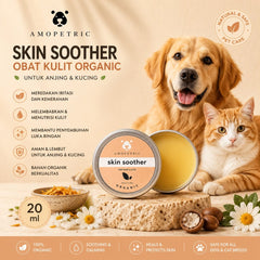 AMOPETRIC Organic Skin Soother 20ml Grooming Pet Care Tidak ada merek 