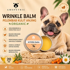 AMOPETRIC Organic Wrinkle Balm 20ml Grooming Pet Care Pet Republic Indonesia 