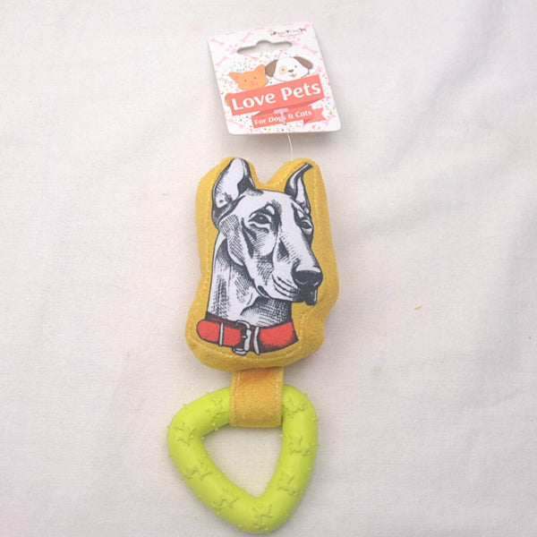 AMYCAROL Mainan Anjing AT2671 Dog Face Rubber Toy Pinscher Dog Toy Pet Republic Indonesia 