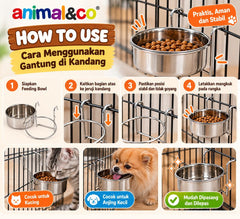 ANIMALCO BB03S Tempat Makan Burung Feeding Bowl 9cm Pet Bowl Pet Republic Indonesia 