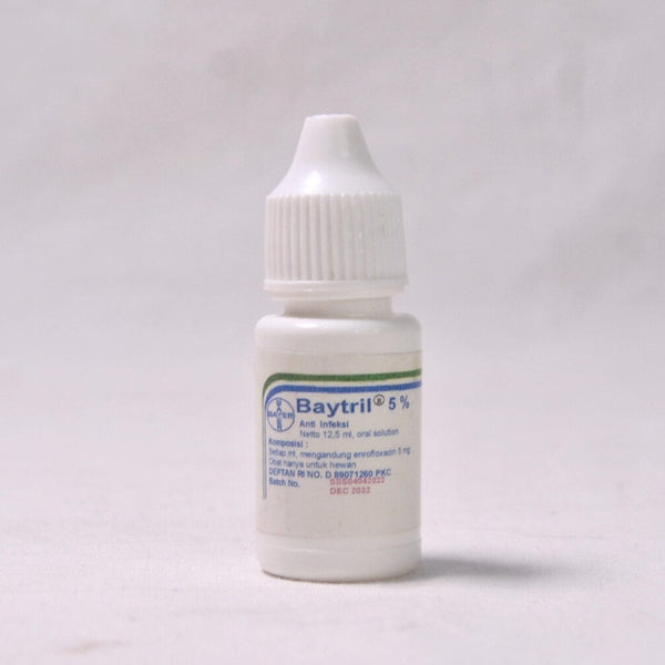 BAYTRIL 5% Obat Flu Reptile 12,5ml Reptile Supplement Baytril 