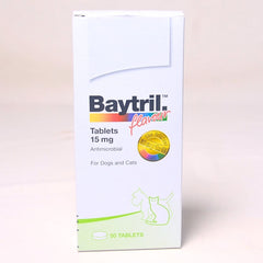 BAYTRIL Obat Antibiotik Flavour Tablet 15mg 1pcs no type Tidak ada merek 