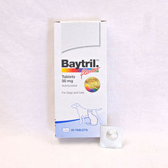 BAYTRIL Obat Antibiotik Flavour Tablets 50 Mg 1 pcs no type Tidak ada merek 
