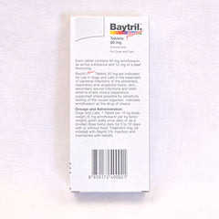 BAYTRIL Obat Antibiotik Flavour Tablets 50 Mg 1 pcs no type Tidak ada merek 