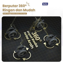 BELLO Pet Stroller Detachable Classic Lightweight SP02F2K Blue Pet Bag and Stroller Bello 