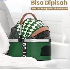 BELLO Pet Stroller Detachable Signature WM01 Black Pet Bag and Stroller Bello 