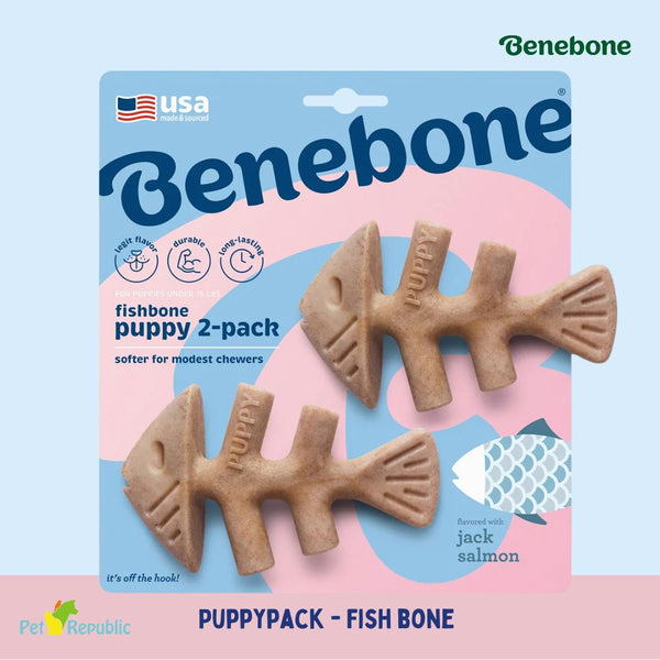 BENEBONE Mainan Anjing Puppy Pack Fishbone Dog Toy Tidak ada merek 