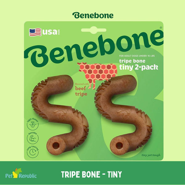 BENEBONE Mainan Anjing Tiny Pack Tripe Bone Dog Toy Tidak ada merek 