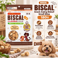 BISCAL Snack Anjing Biskuit Small Bites 180G no type Tidak ada merek 