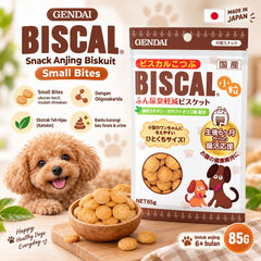 BISCAL Snack Anjing Biskuit Small Bites 65G no type Tidak ada merek 