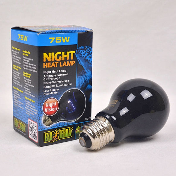 BLIBLI EXOTERRA Lampu Reptil Night Glo Moonlight Round 75W no type Tidak ada merek 
