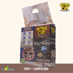 BOSSCAT Pasir Kucing Tofu Cat Litter Cappuccino 7L Cat Sanitation Tidak ada merek 