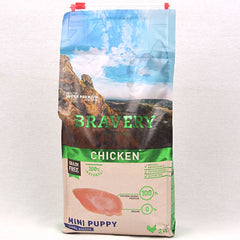 BRAVERY Makanan Anakan Anjing Mini Puppy Chicken 2kg Grain Free no type Tidak ada merek 