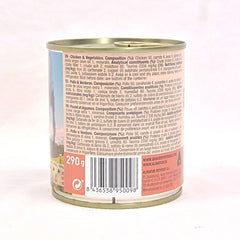 BRAVERY Makanan Anjing Grainfree Chicken and Vegetables 290g no type Tidak ada merek 