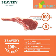 BRAVERY Makanan Anjing Medium Dog LAMB 12kg no type Tidak ada merek 