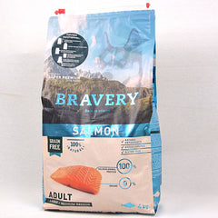 BRAVERY Makanan Anjing Medium Dog Salmon 4kg no type Tidak ada merek 
