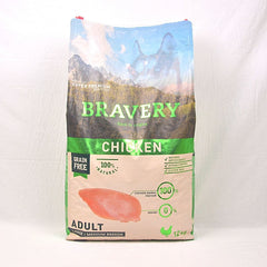 BRAVERY Makanan Anjing Medium Large Adult Chicken 12kg no type Tidak ada merek 