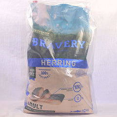BRAVERY Makanan Anjing Medium Large Breed Herring 12kg Dog Food Dry Bravery 
