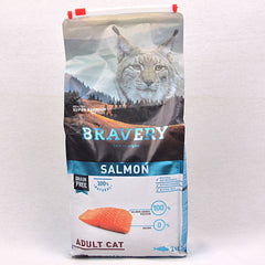 BRAVERY Makanan Kucing Cat SALMON 2kg no type Tidak ada merek 
