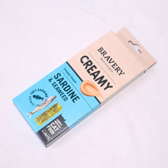 BRAVERY Snack Kucing Creamy Sardine And Seaweed 15g x 4 pcs 60g no type Bravery 
