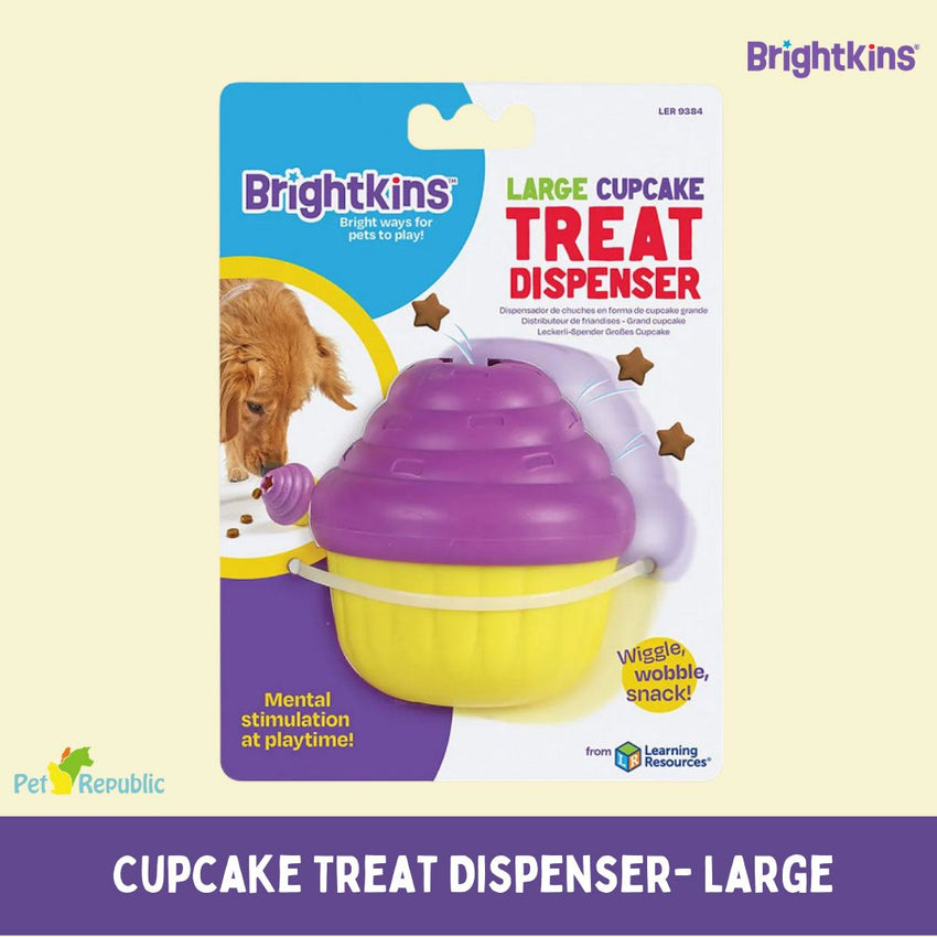 BRIGHTKINS Large Cupcake Treat Dispenser Hobi & Koleksi > Perawatan Hewan > Mainan Hewan Pet Republic Indonesia 