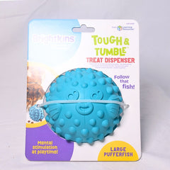 BRIGHTKINS Treat Dispenser Tough And Tumble Large Pufferfish no type Tidak ada merek 