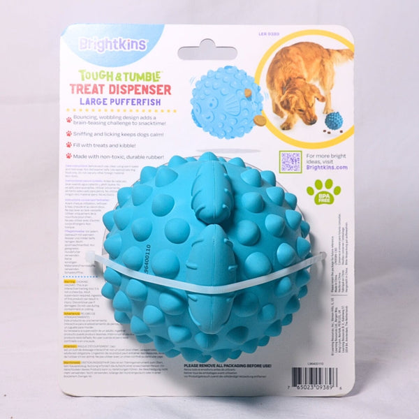 BRIGHTKINS Treat Dispenser Tough And Tumble Large Pufferfish no type Tidak ada merek 