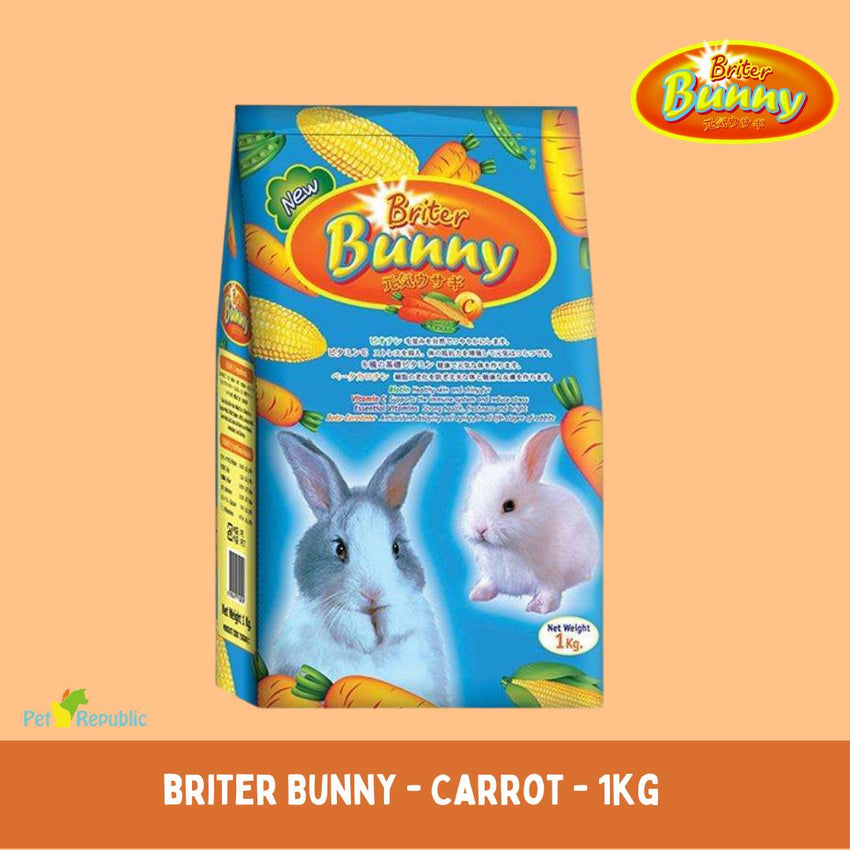 BRITERBUNNY Makanan Kelinci Rabbit Food with Carrot 1kg no type Tidak ada merek 