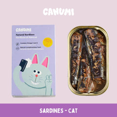 CANUMI Makanan Kucing Sardines for Cats Cat Food Wet Tidak ada merek 