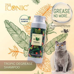 Cat Degrease Shampoo TRUE ICONIC Meow Tropic 400ml no type Pet Republic Indonesia 