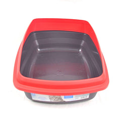 CATIT 36622 Toilet Kucing Rimmed Cat Pan Charcoal Red Medium no type Cat It 
