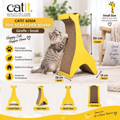 CATIT 42504 Mainan Kucing Zoo Scratcher Board Giraffe Small Cat Toy Cat It 