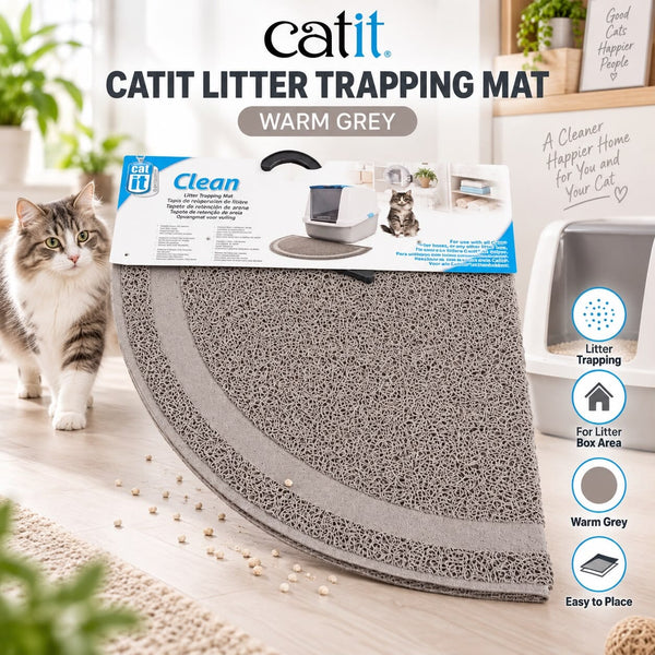 CATIT Litter Trapping Mat Warm grey no type Tidak ada merek 