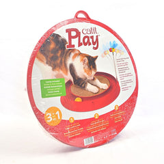 CATIT Mainan Kucing Circuit Ball With Scratch Pad no type Tidak ada merek 