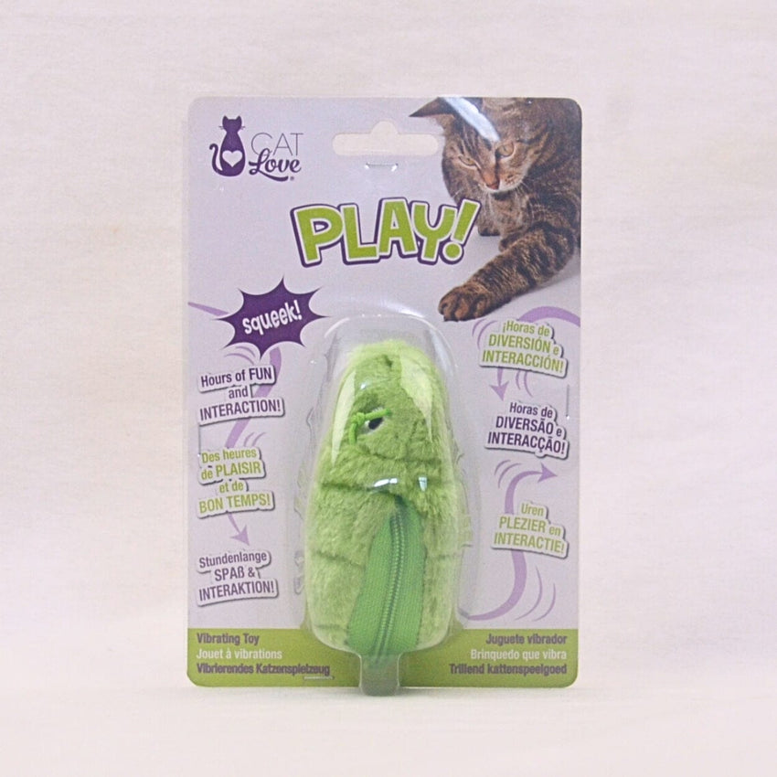 CATIT Mainan Kucing Love Play Vibrating Caterpillar no type Tidak ada merek 