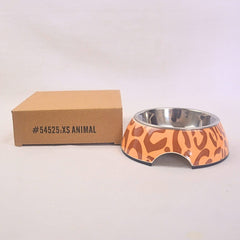 CATIT Tempat Makan 2in1 Stainless Style Bowl XSmall Leopard no type Tidak ada merek 